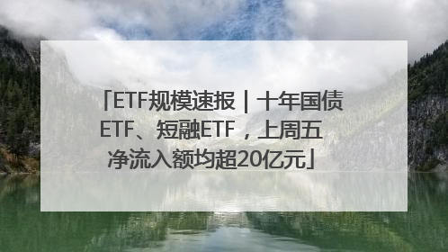 ETF规模速报｜十年国债ETF、短融ETF，上周五净流入额均超20亿元