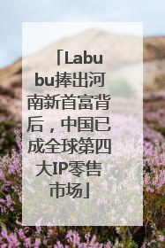 Labubu捧出河南新首富背后，中国已成全球第四大IP零售市场